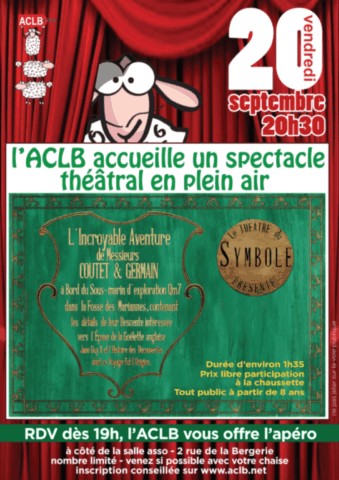 theatre du symbole avec l'ACLB 20 sept à la Bergerie