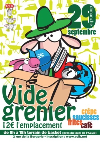 vide grenier le 29 septembre quartier bergerie 